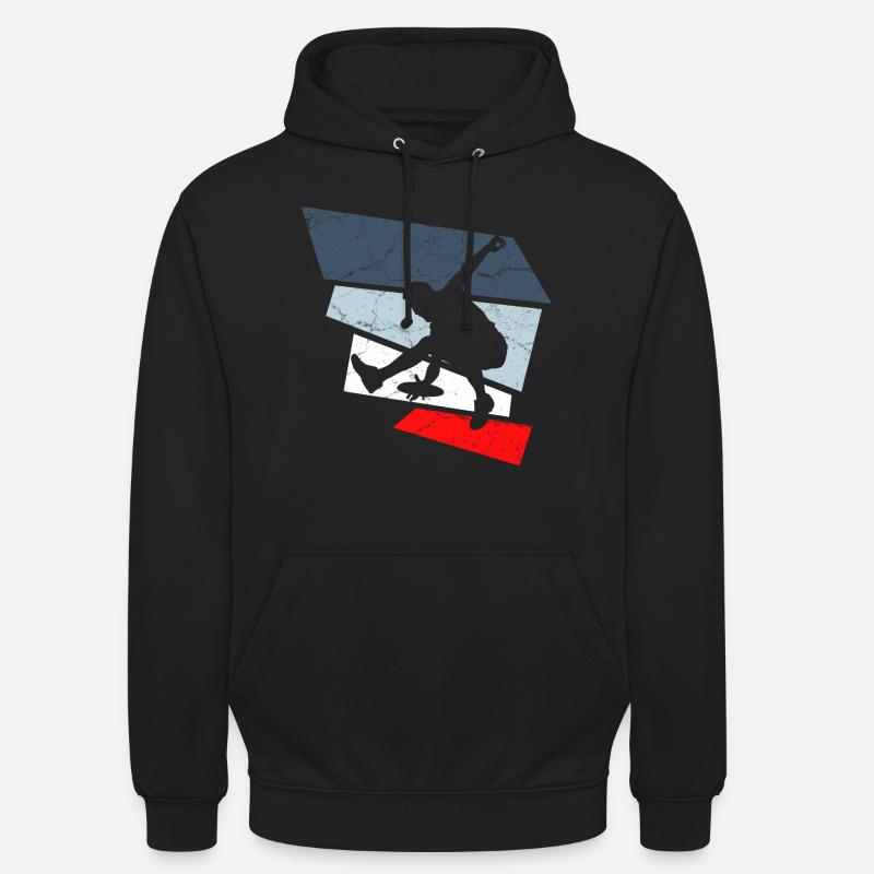 frisbee - Sweat-shirt à capuche unisexe - noir