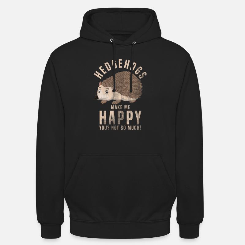 Igel - Unisex Hoodie - Schwarz