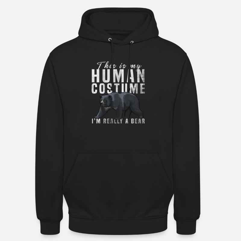 Bär - Unisex Hoodie - Schwarz