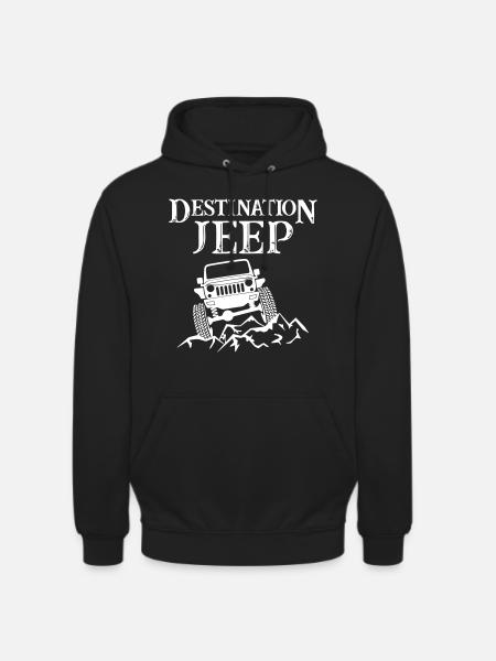 Destination Jeeps - Unisex Hoodie - black