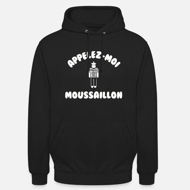 Appelez moi moussaillon - Sweat-shirt à capuche unisexe - noir