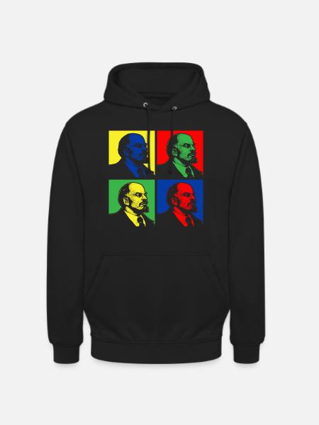 Pop Art Lenin - Unisex Hoodie - black