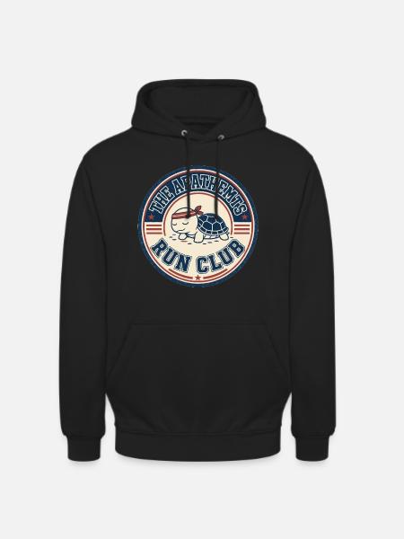 Apathhetic Turtle Run Club - Unisex Hoodie - Schwarz