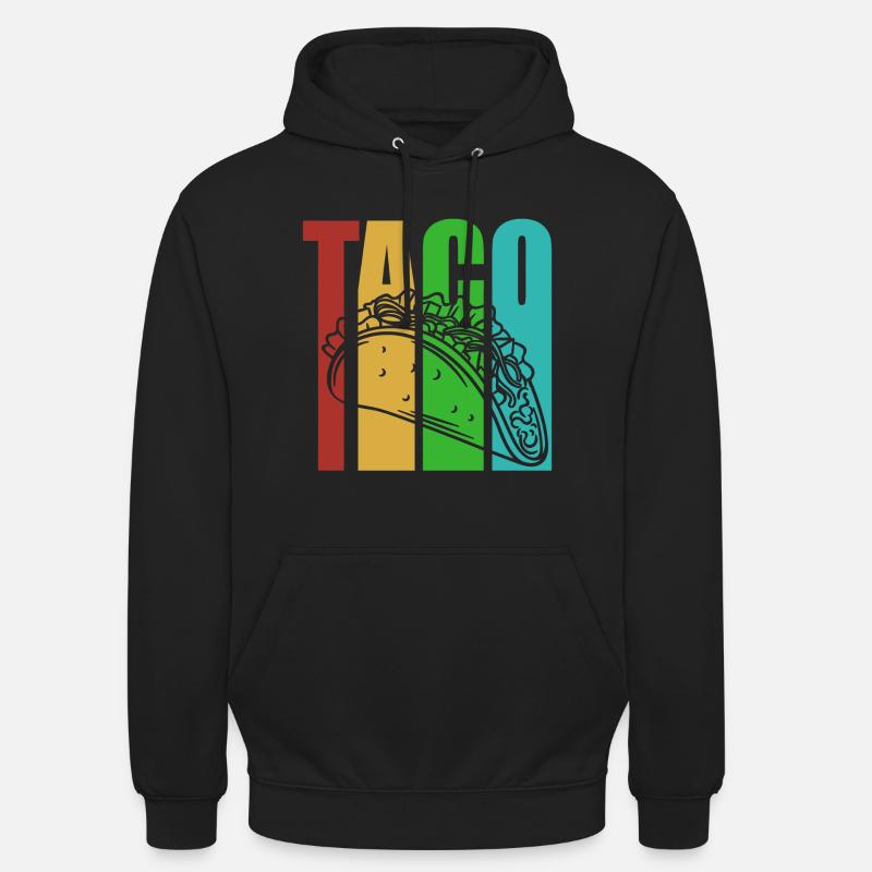 Taco - Sweat-shirt à capuche unisexe - noir