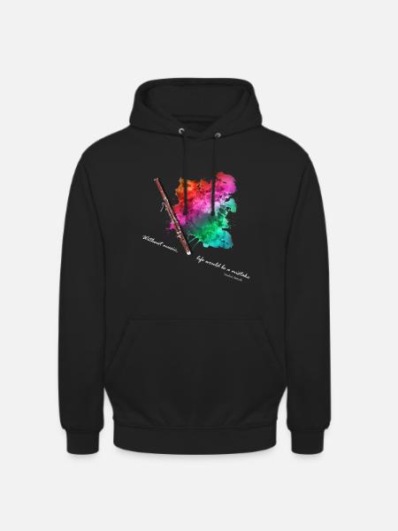 Fagott - Unisex Hoodie - Schwarz