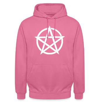 Pentagramm - Unisex Hoodie - Pink - Vorne - Alina (178cm) & Michal (187cm)