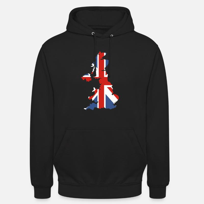 Great Britain British Flag Flag Origin - Unisex Hoodie - black
