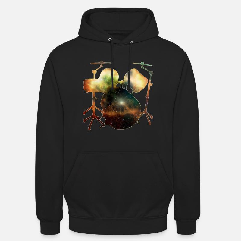 Drums - Unisex Hoodie - black