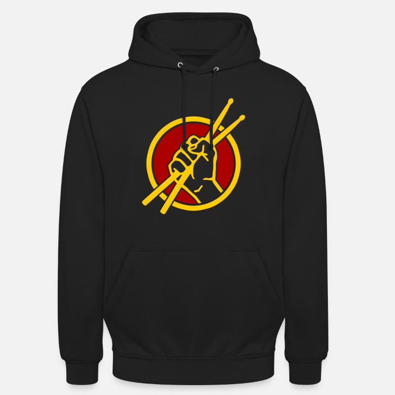 batterie - Sweat-shirt à capuche unisexe - noir