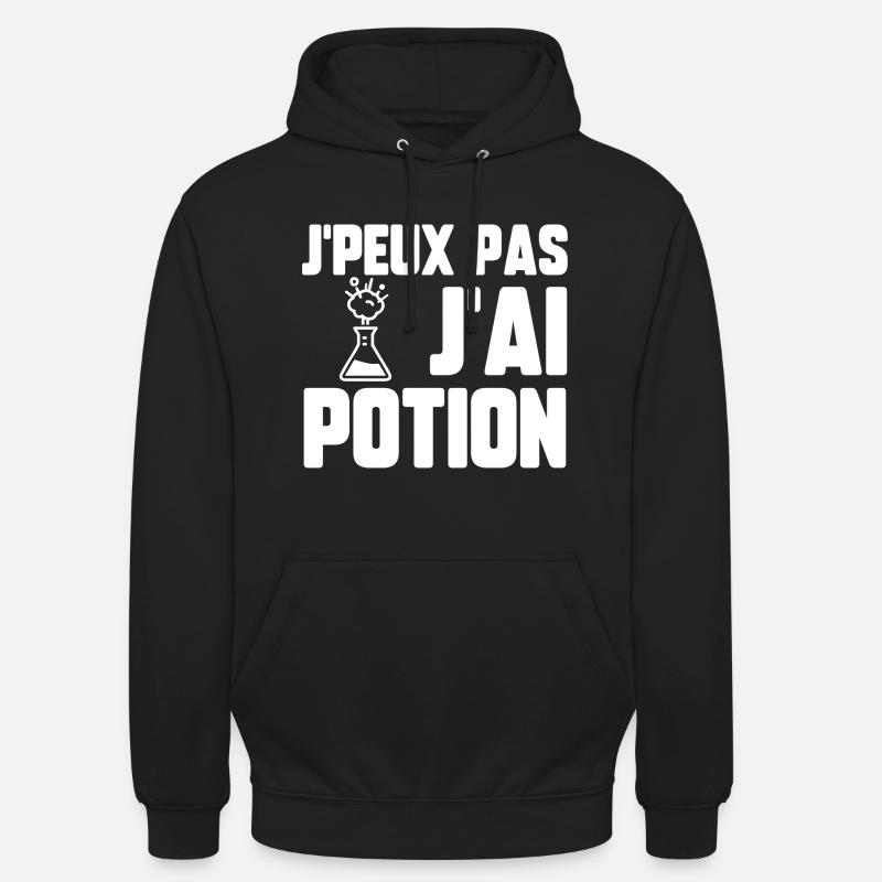 J’peux pas j’ai potion - Sweat-shirt à capuche unisexe - noir