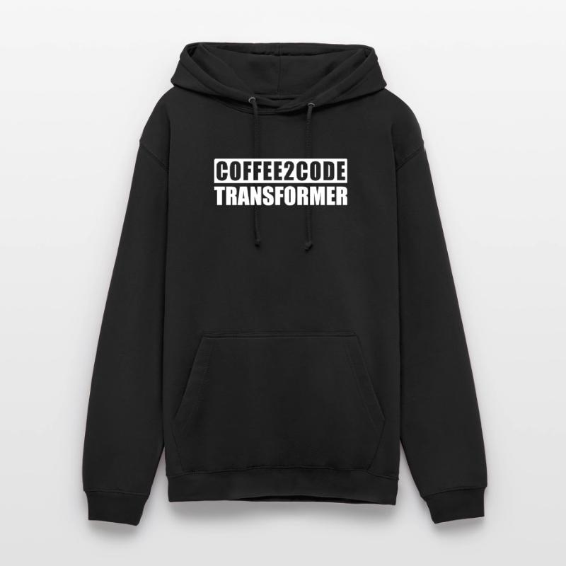 Coffee 2 Code Transformer Programmeur IT Chemise Sweat-shirt à capuche unisexe
