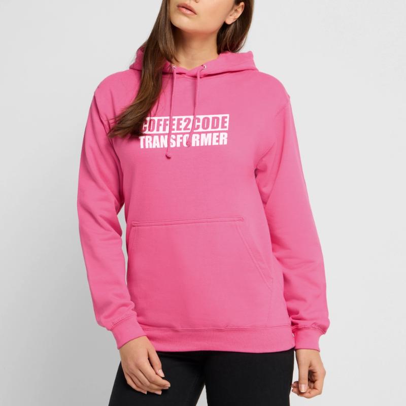 Kaffee 2 Code Transformer Programmierer IT Shirt Unisex Hoodie