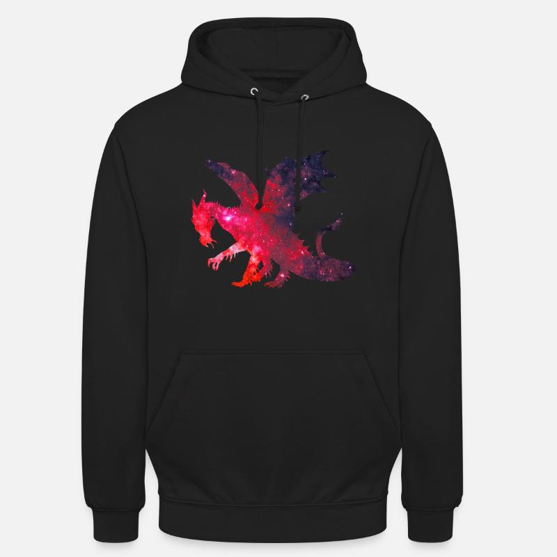Drachen Fantasy Dragons Einschulung - Unisex Hoodie - Schwarz