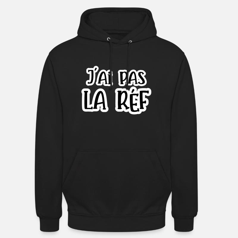 j'ai pas la réf - Sweat-shirt à capuche unisexe - noir