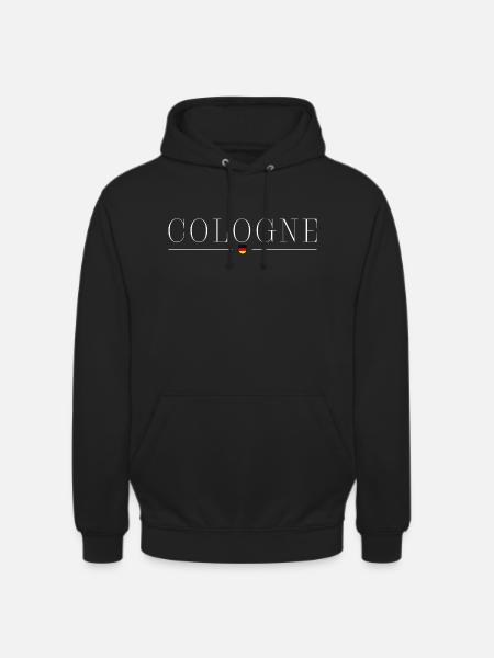 Cologne, Germany Elegance T-Shirt - Unisex Hoodie - black