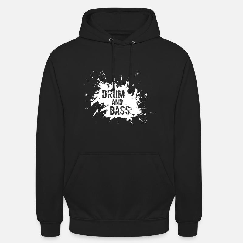 Drum and Bass - Unisex Hoodie - black