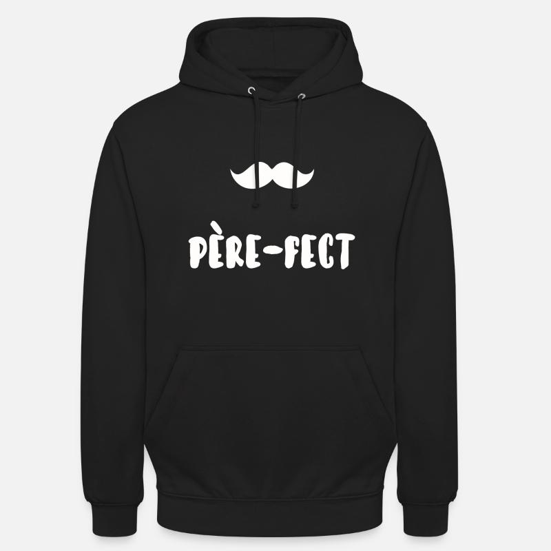 Perefect - Sweat-shirt à capuche unisexe - noir