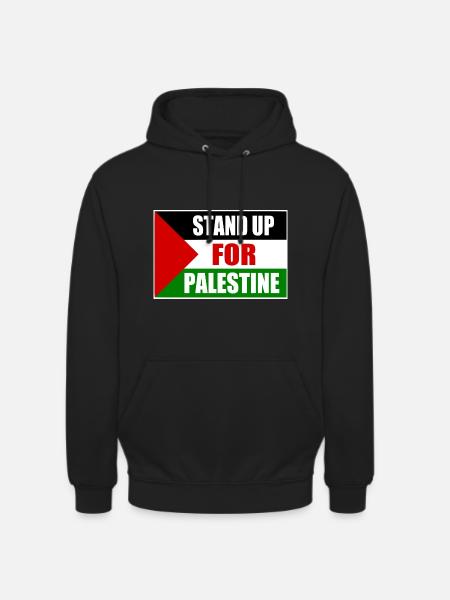 stand up for palestine - Unisex Hoodie - black