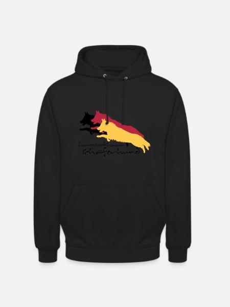 langstockhaar schäferhund - Unisex Hoodie - 