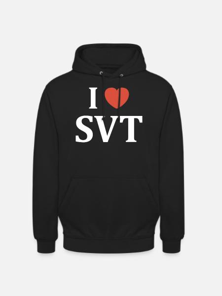i love svt - Sweat-shirt à capuche unisexe - noir