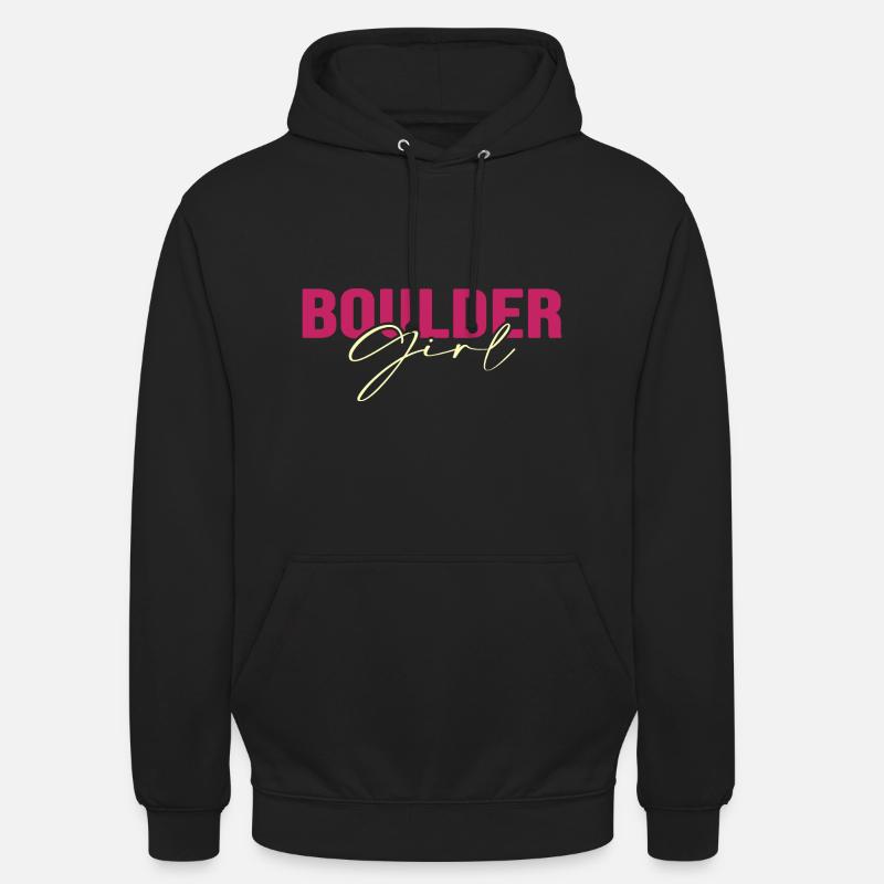 bouldern boulderfelsen bouldergirl boulder - Unisex Hoodie - Schwarz