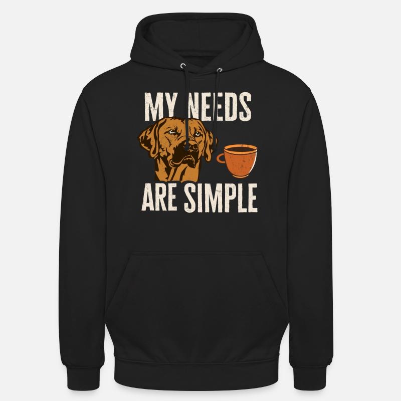 Rhodesian Ridgeback Hund - Unisex Hoodie - Schwarz
