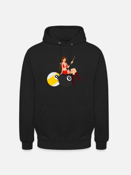 Snooker Pool Billiards - Unisex Hoodie - black
