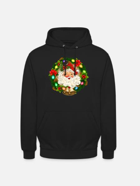 Ho ho - Weihnachtsoutfit Kids - Unisex Hoodie - Schwarz