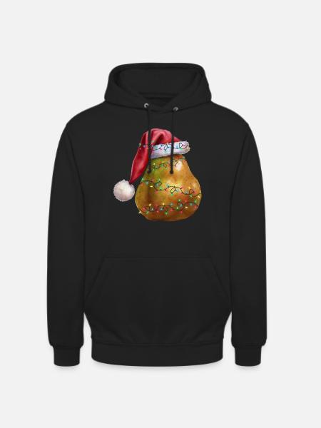 Christmas Pear - Unisex Hoodie - black