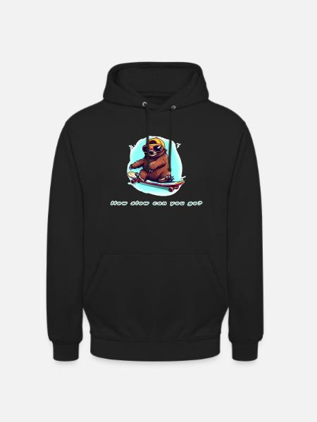 How slow can you go - Unisex Hoodie - black