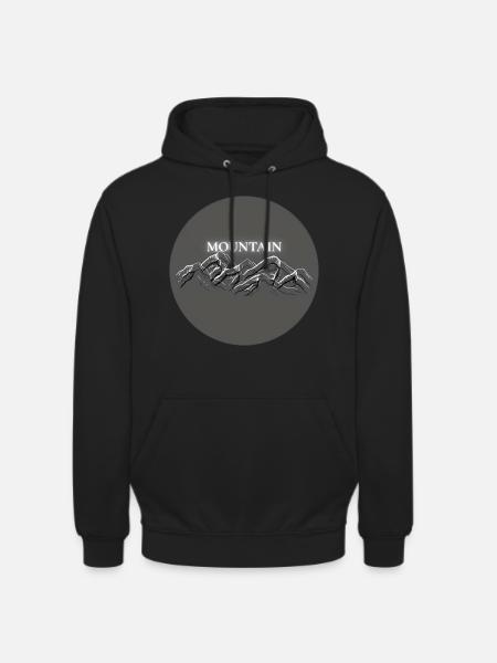 Mountain - Unisex Hoodie - black