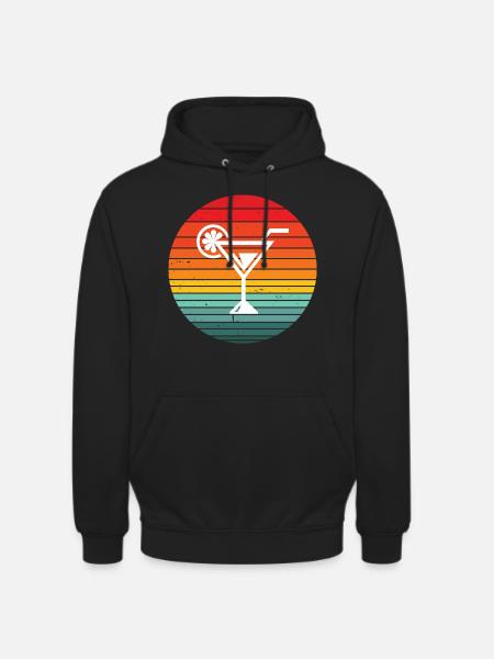 CocktailSummer sunset - Unisex Hoodie - Schwarz