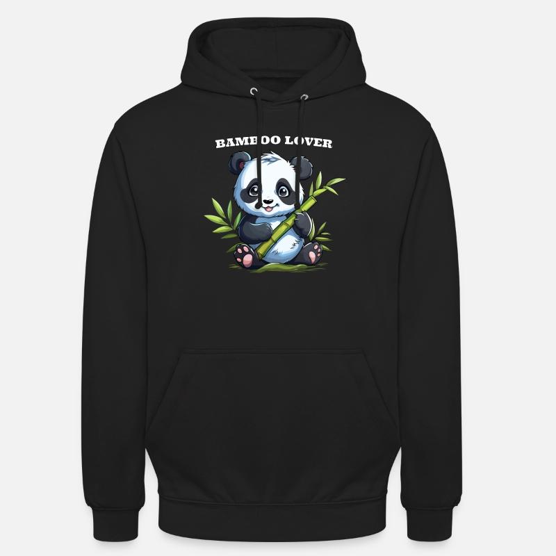 Bambos Panda Hemd - Unisex Hoodie - Schwarz