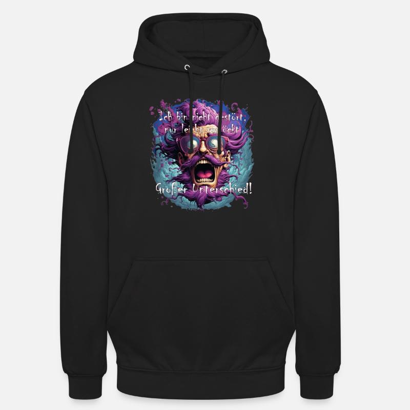 Ich bin nicht gestört - Unisex Hoodie - Schwarz
