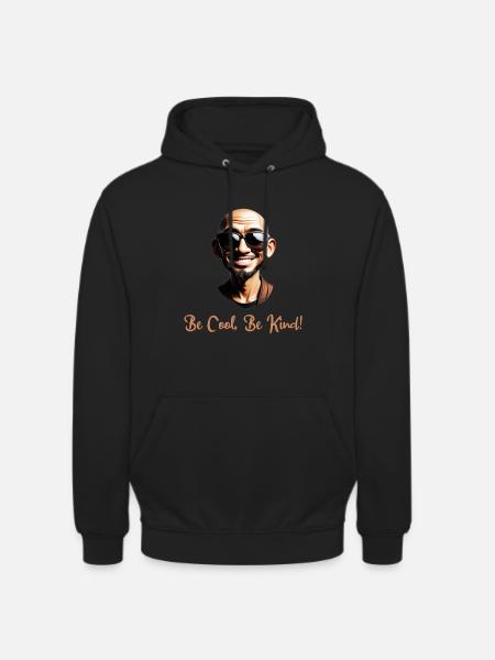 'Vær cool, vær venlig' glad fyr med nuancer T-shirt - Hættetrøje unisex - 