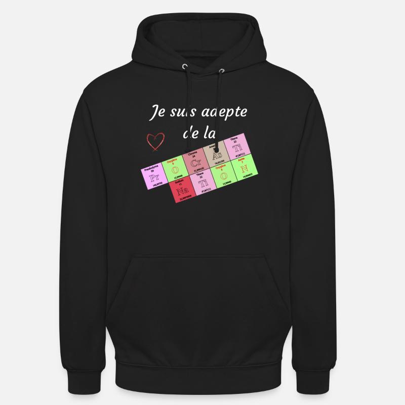 Adepte de la procrastination - Sweat-shirt à capuche unisexe - noir