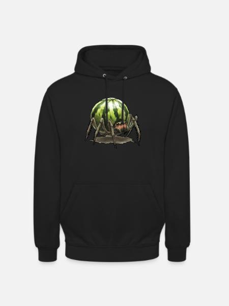 Melone Spinne - Unisex Hoodie - Schwarz