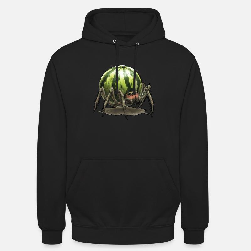 Melone Spinne - Unisex Hoodie - Schwarz