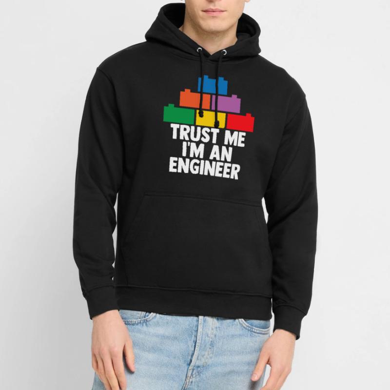 Constructeur de briques Bâtiment en briques Maître constructeur Sweat-shirt à capuche unisexe