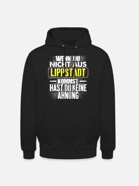 LIPPSTADT - Ahnung - Unisex Hoodie - Schwarz