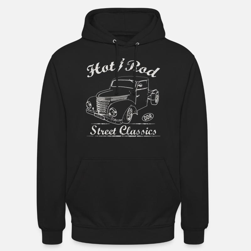 RDA Framo Barkas Hot Rod - IFA Street Classics - Sweat-shirt à capuche unisexe - noir