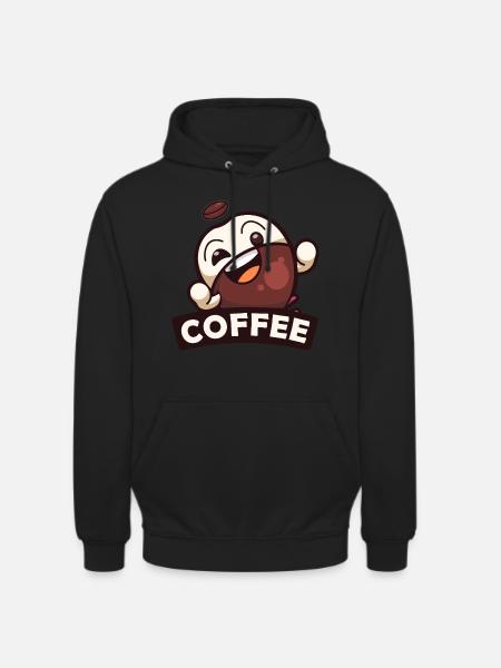 Coffee Bean Male Coffee - Unisex Hoodie - black