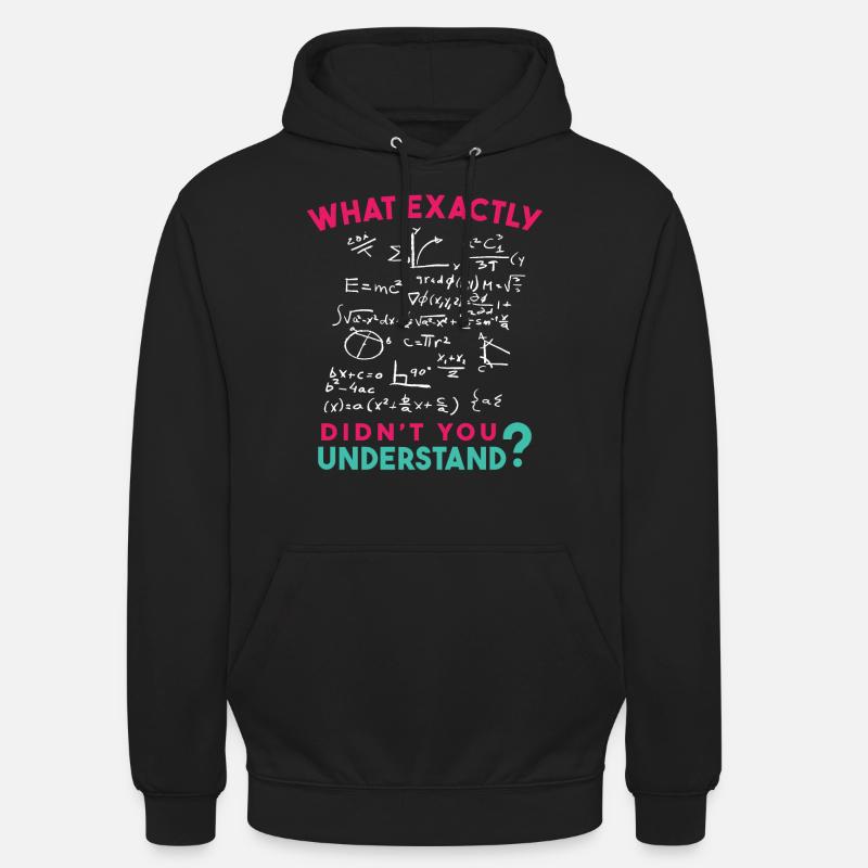 Physics Math Formula Joke - Unisex Hoodie - black