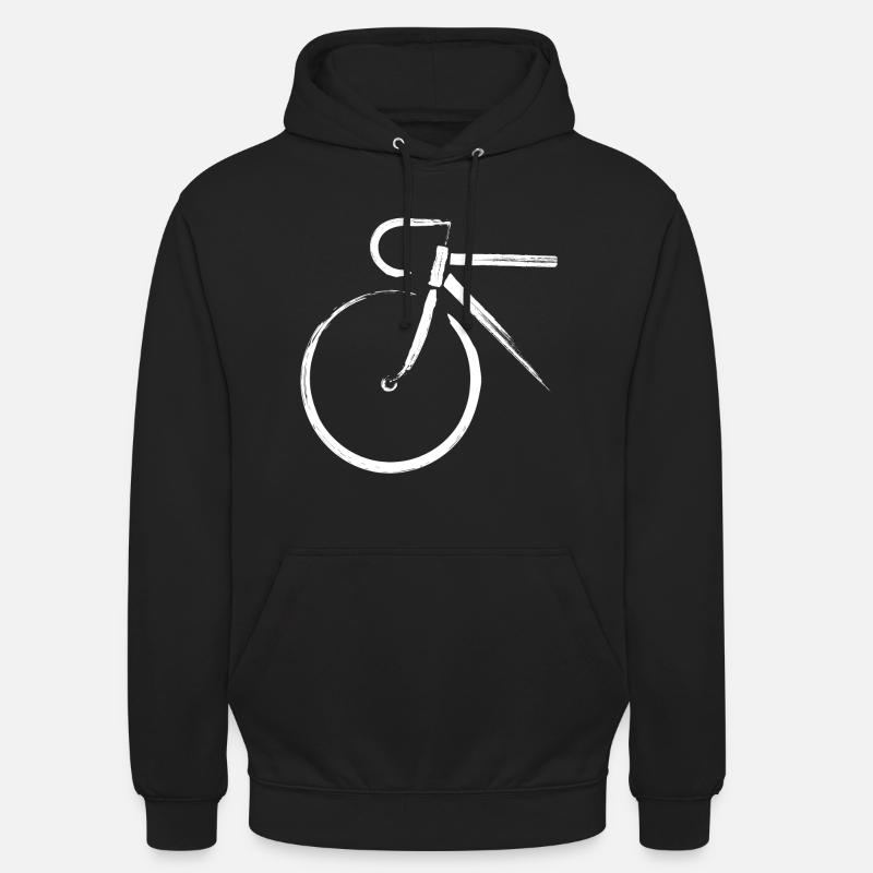Vélo de course Triathlon Vélo - Sweat-shirt à capuche unisexe - noir