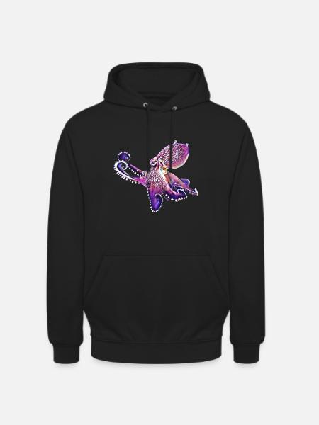 Octopus - Unisex Hoodie - Schwarz
