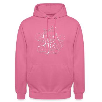 Lieblings STINKTIER - Unisex Hoodie - Pink - Vorne - Alina (178cm) & Michal (187cm)