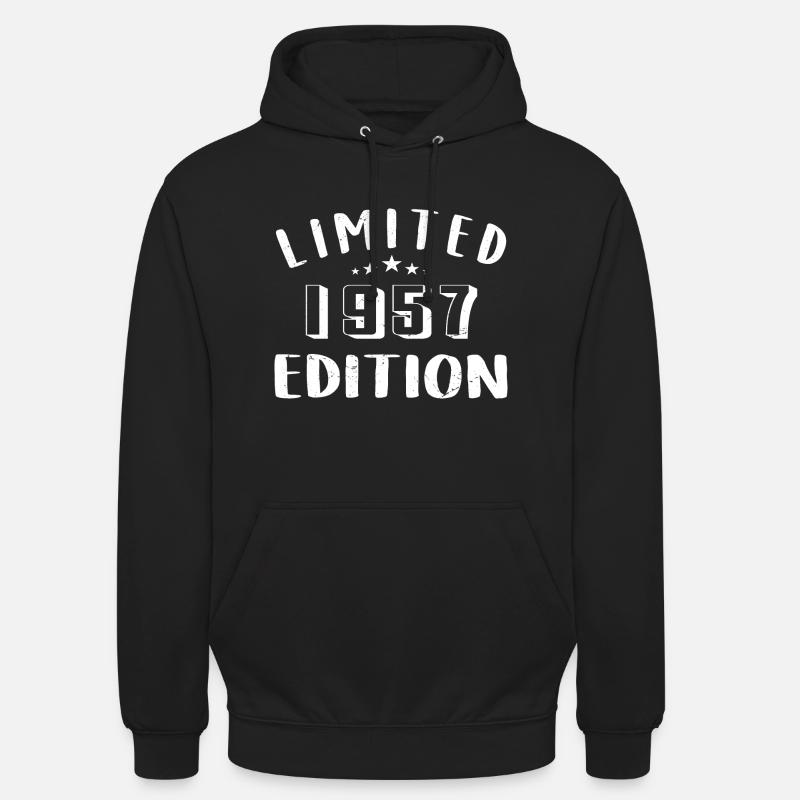 Anniversaire 1957 Édition Limitée 1957 - Sweat-shirt à capuche unisexe - noir
