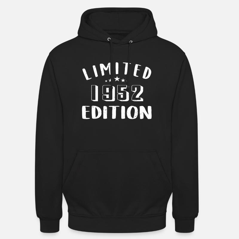 Anniversaire 1952 Edition Limitée 1952 - Sweat-shirt à capuche unisexe - noir