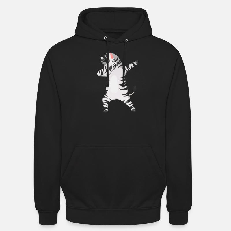 Zebra Dabbing - Dab Dance - Sweat-shirt à capuche unisexe - noir