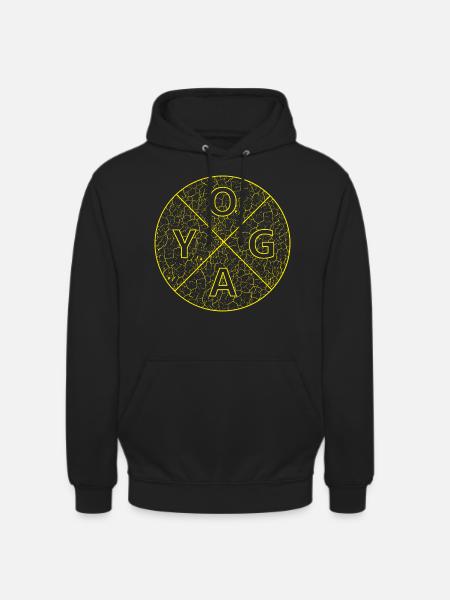 Yoga Design - Unisex Hoodie - Schwarz